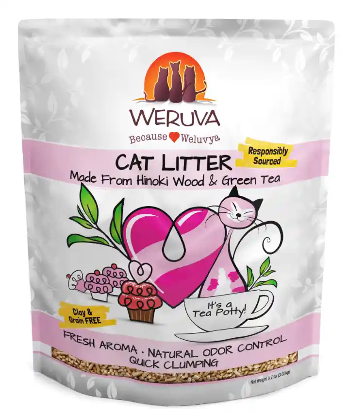 "it's A Tea Potty!" Hinoki Wood & Green Tea Cat Litter 6.7-lb