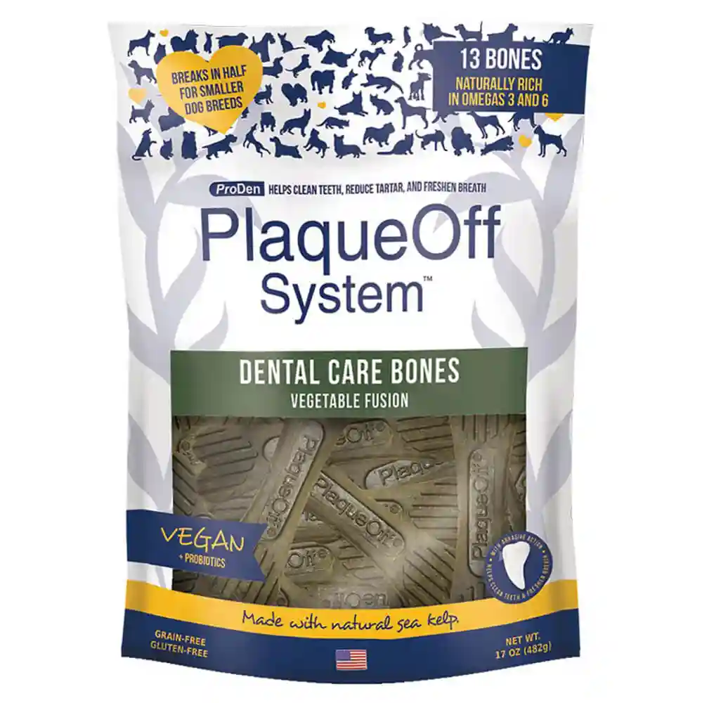 PlaqueOff Dental Bones Veg 13-ct