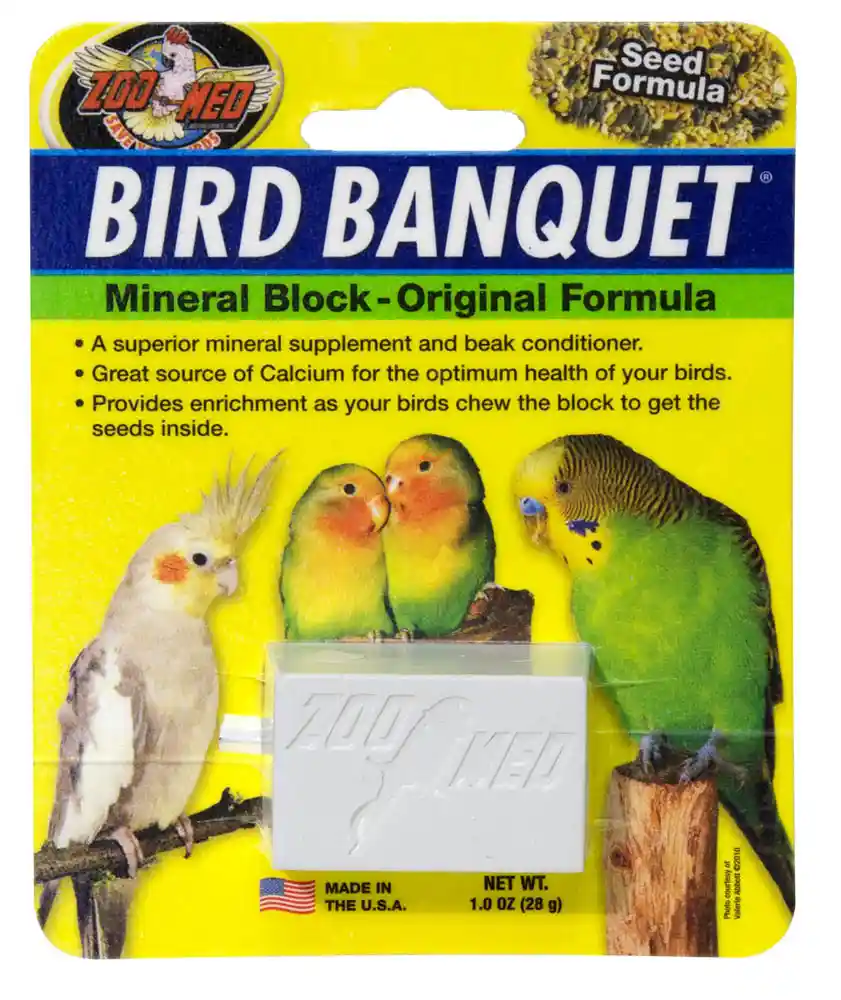 Bird Banquet Original Mineral Block Small