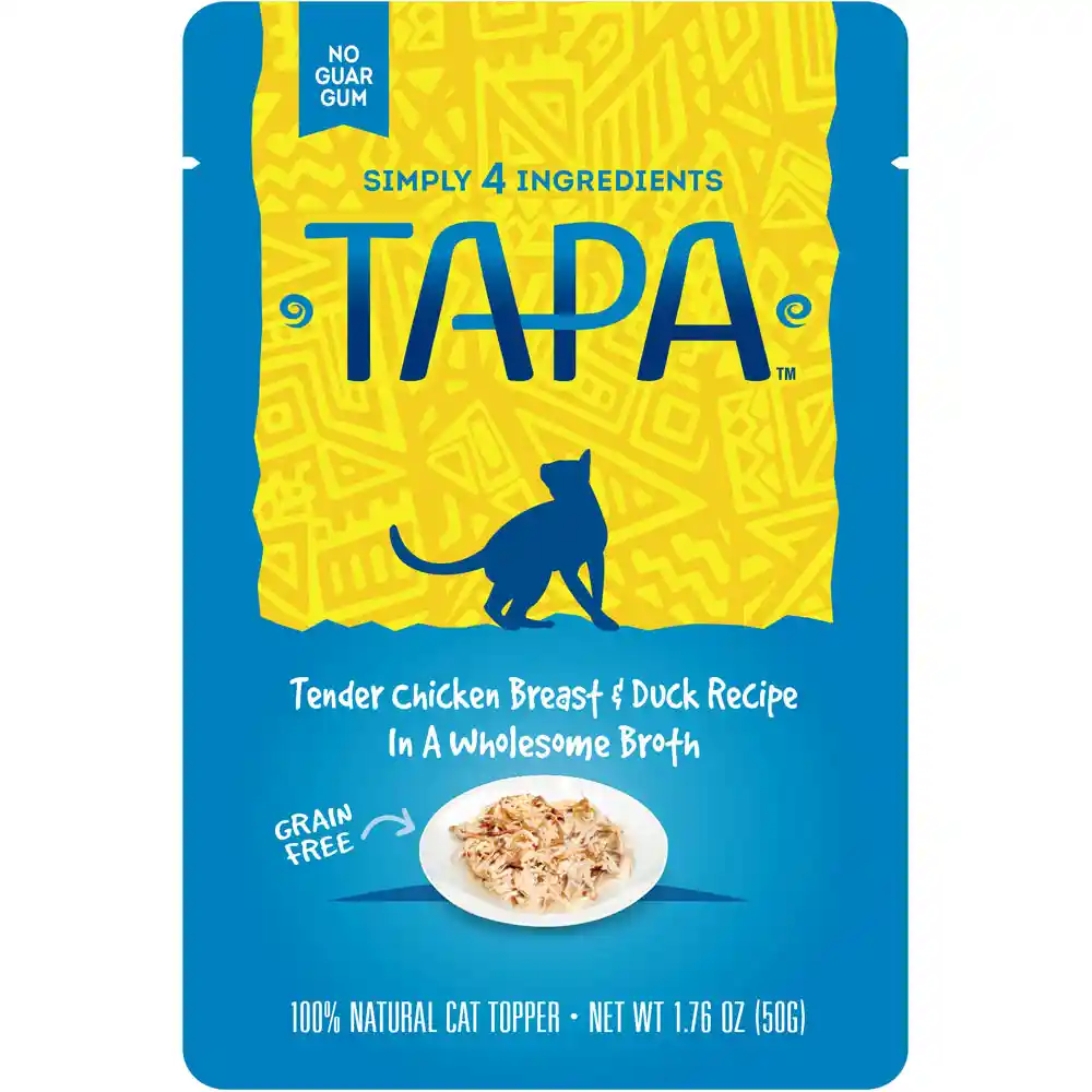 Rawz Tapa Gf Chicken Breast & Duck Pouch Cat 6 / 8 / 1.76 Oz