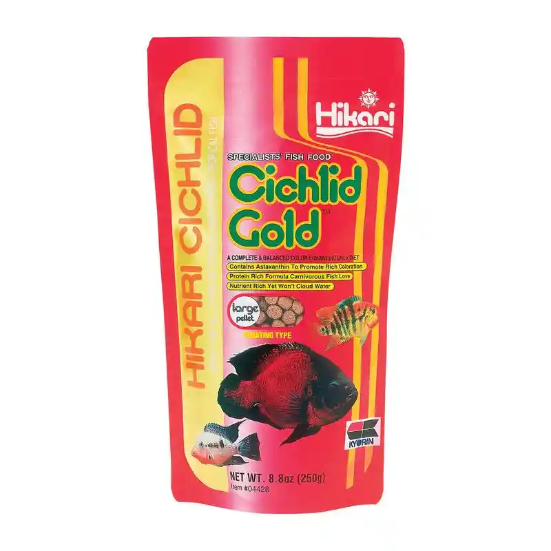 Hikari Food Cichlid Gold Lg Pellet 8.8 Oz