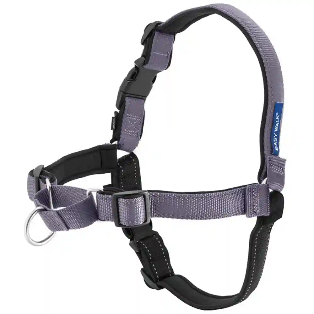 Deluxe Easy Walk No Pull Harness Large Steel