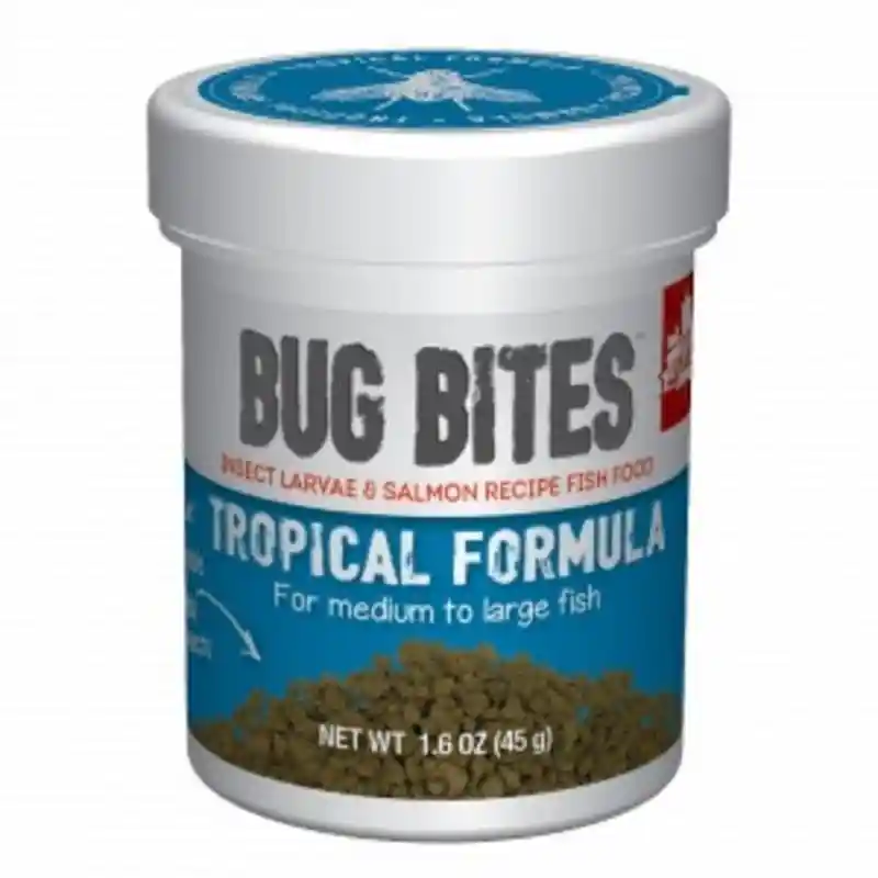 Fl Bugbites M-l Trop Fish Granules1.6oz