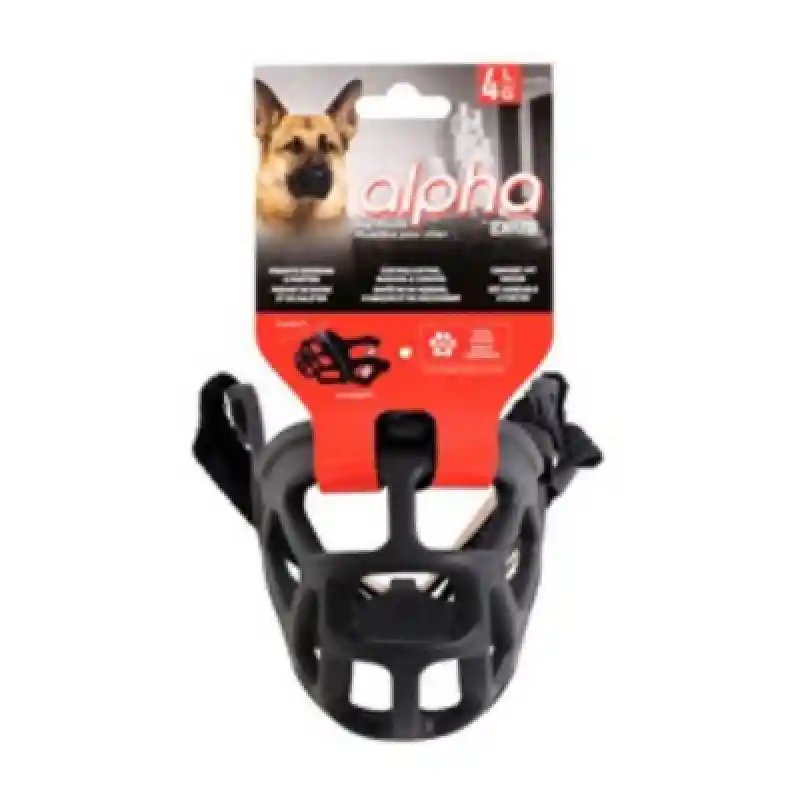 Zeus Tpr Muzzle, Black, Large