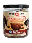 Boss Proballs Freeze Dried Raw Meatball Treat For Dogs Beef - 6oz Jar
