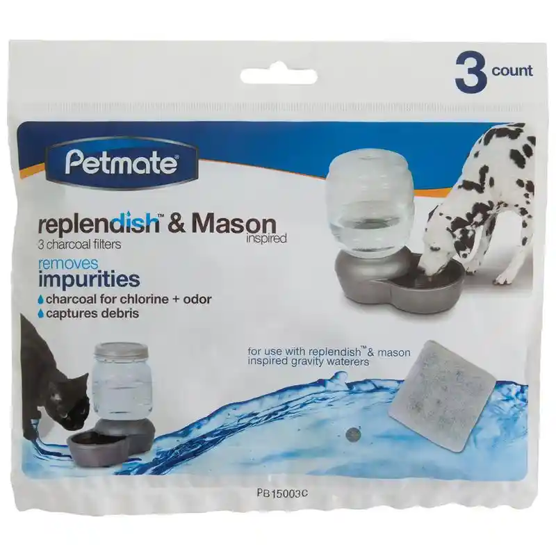 Petmate Replindish Filter 3 pk