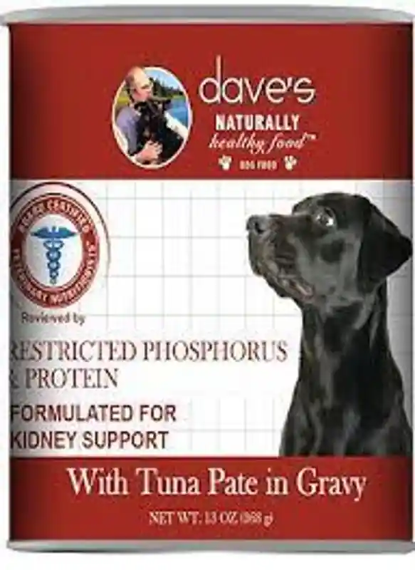 Dave's Dog Restricted Phosphorus Tuna Pate 12/13oz