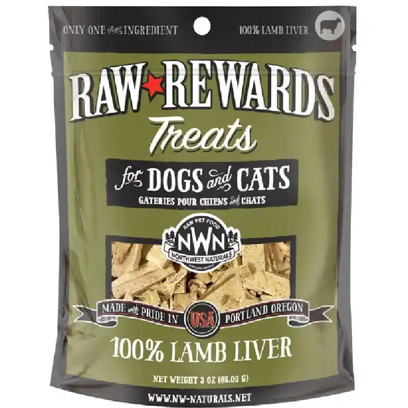 Northwest Naturals Raw Rewards Lamb Liver 3oz