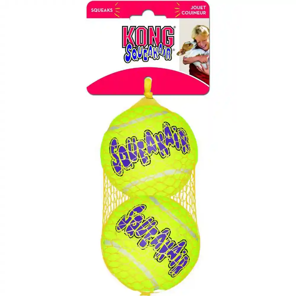 Air Kong Dog Squeaker Ball Large 2 Pack