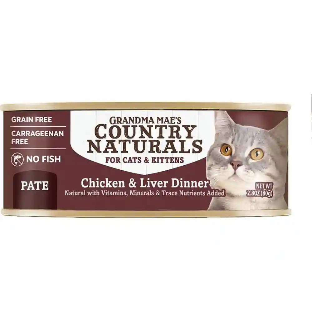 Grain Free Chicken And Liver Pate Cat Food - 2.8oz Can (2)