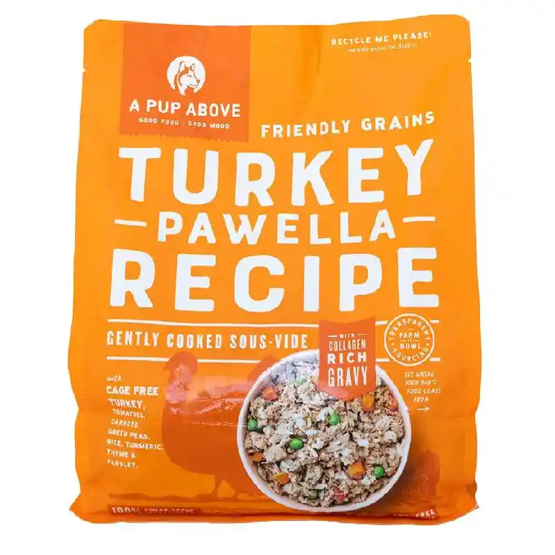 A Pup Above Turkey Pawella Friendly Grains Gently Cooked Dog Food 3-lb