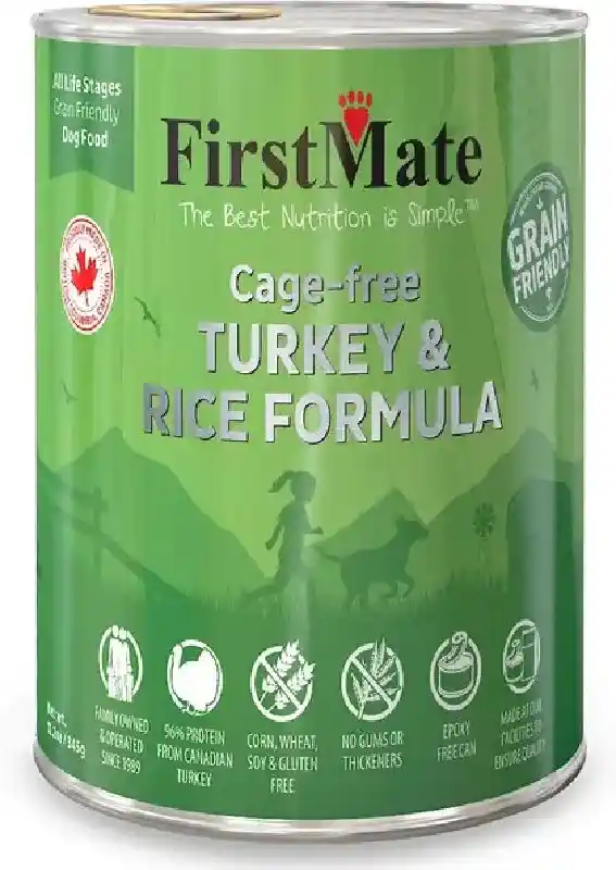 FM Turkey & Rice Cans 12oz 12/cs