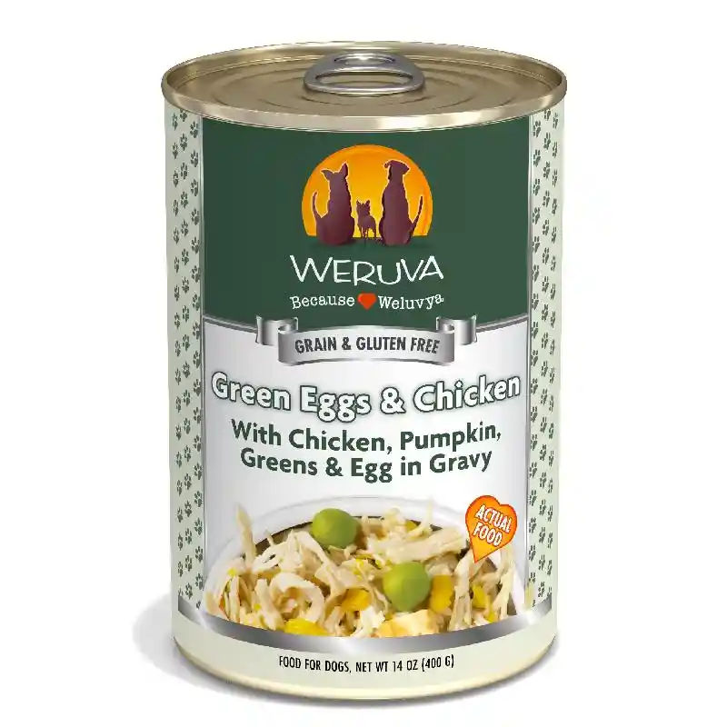 Weruva Dog Gf Green Eggs&chicken Shreds Can 14 Oz