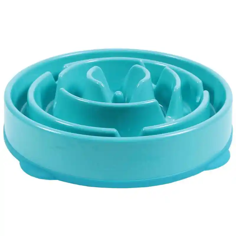 Outward Hound Slo Feeder Teal LG