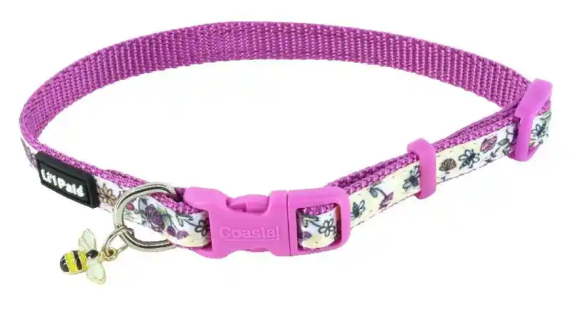 Charming Ribbon Overlay Dog Collar - 6