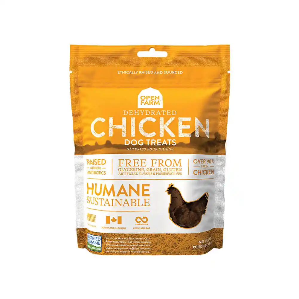 Open Farm Dog Dehydrated Chicken Treat 4.5-oz