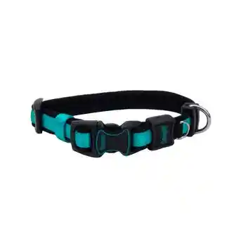 Inspire Adjustable Dog Collar - Aqua Xsml 5/8" X 8" 12"
