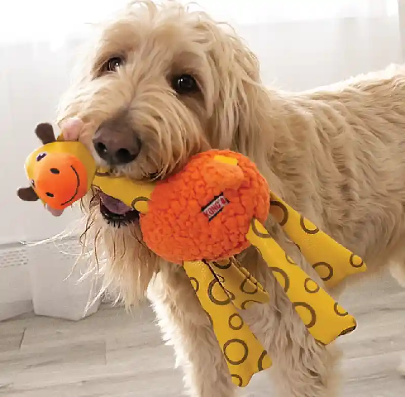 Kong Floof Shaker Giraffe XSm/Sm