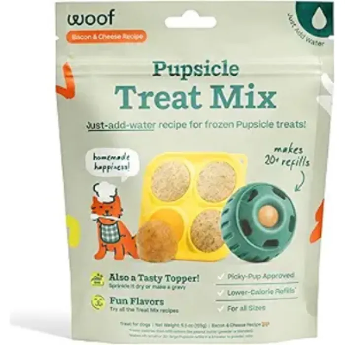 Woof Pupsicle Treat Mix Bacon/Cheese 5.5-oz