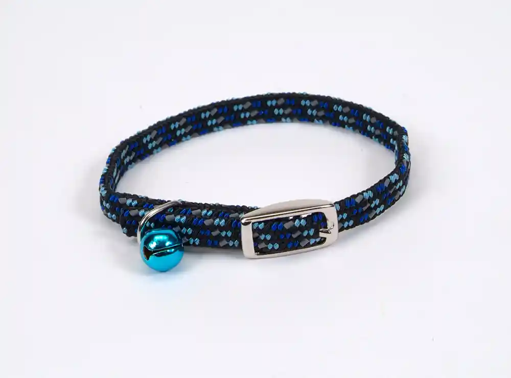 Reflective Kitten Collar - Blue 5"/16"