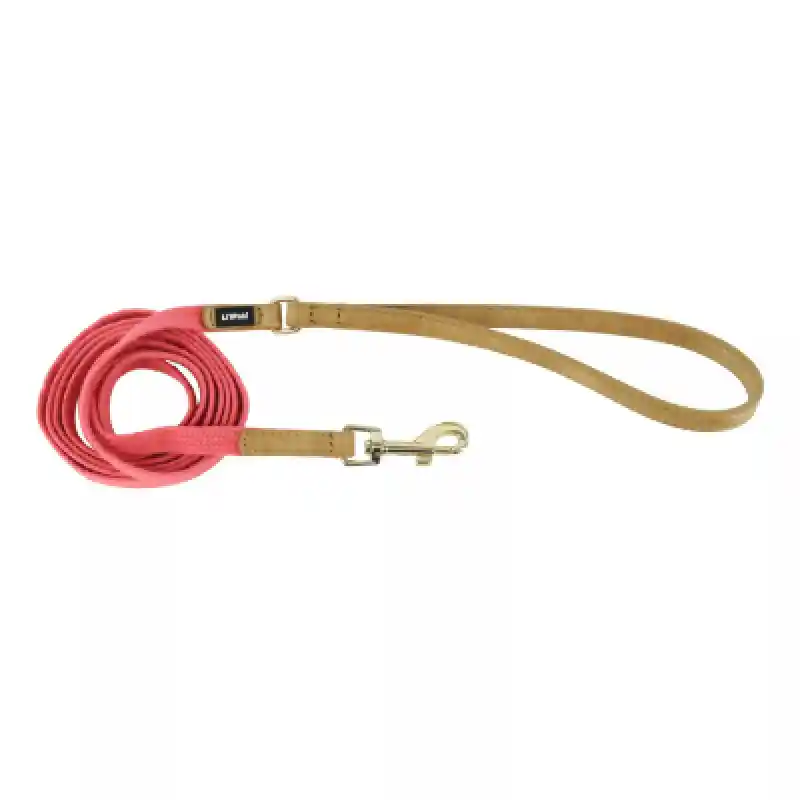 Li'l Pals Woven Leash With Tassel, Pink, Petite - 3/8" X 6'