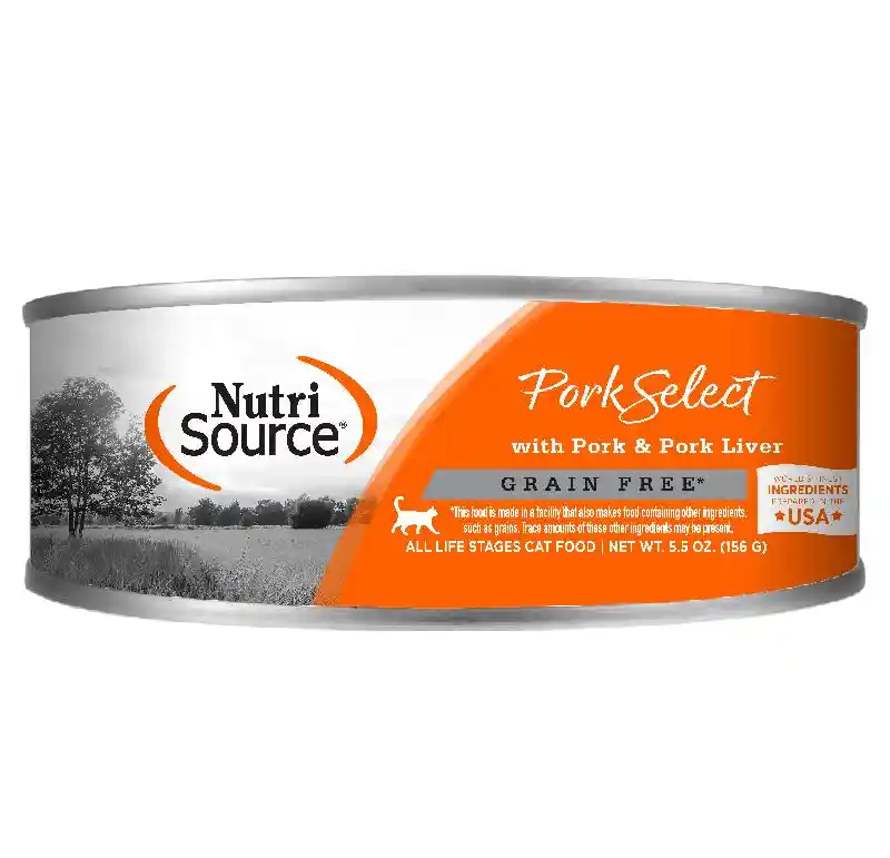 Nutri Source Cat Grain Free Pork & Liver 5.5oz