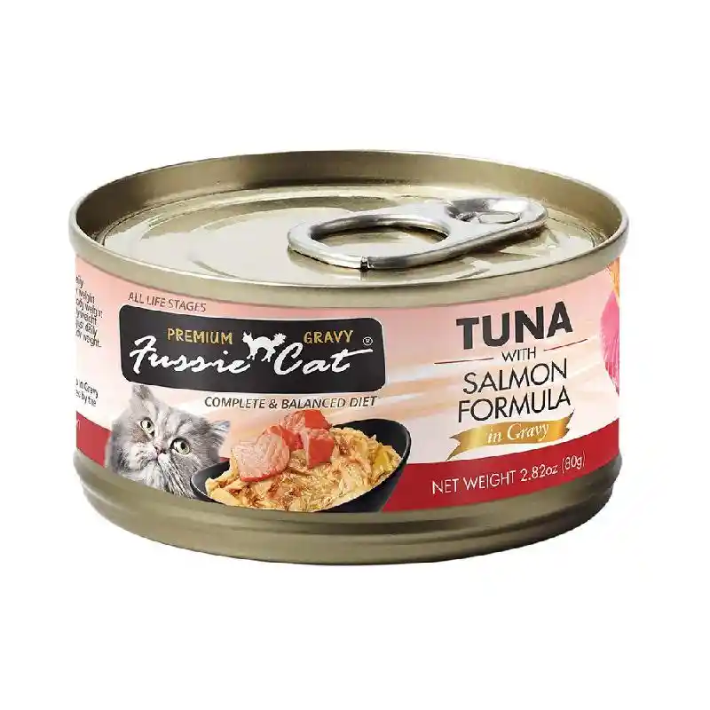 Fussie Cat Tuna & Salmon Gravy 2.82 oz