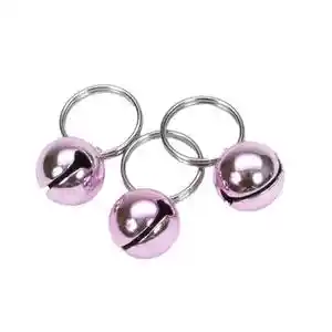 Round Dog Bells - Pink 3pk