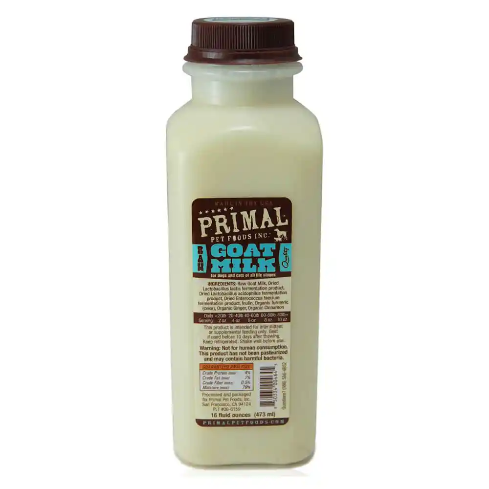 Primal Raw Goat's Milk Plain 16-oz