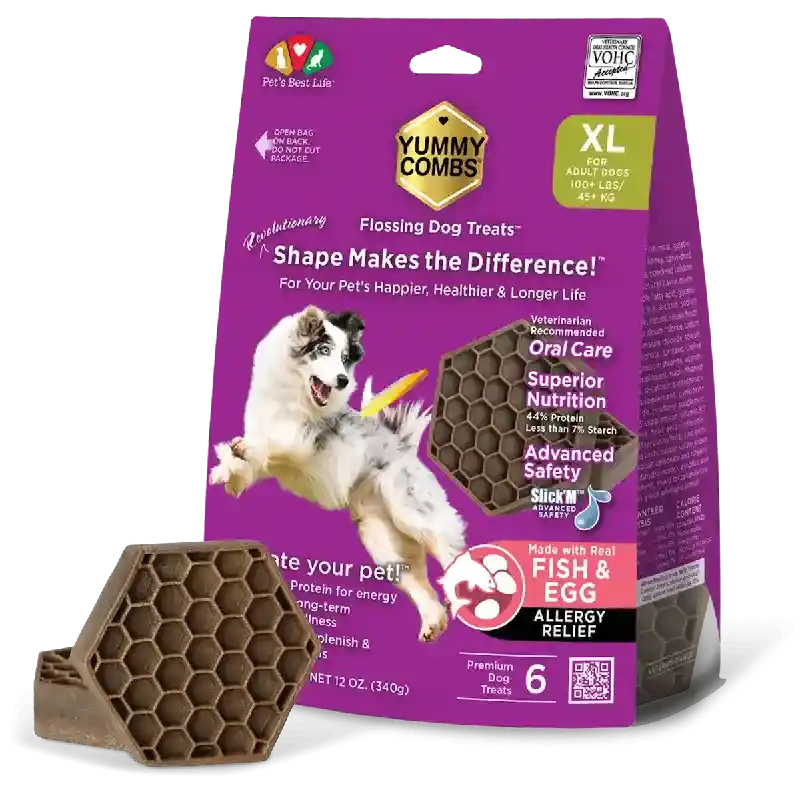 Yummy Combs Fish/Egg XLG 12 oz BAG