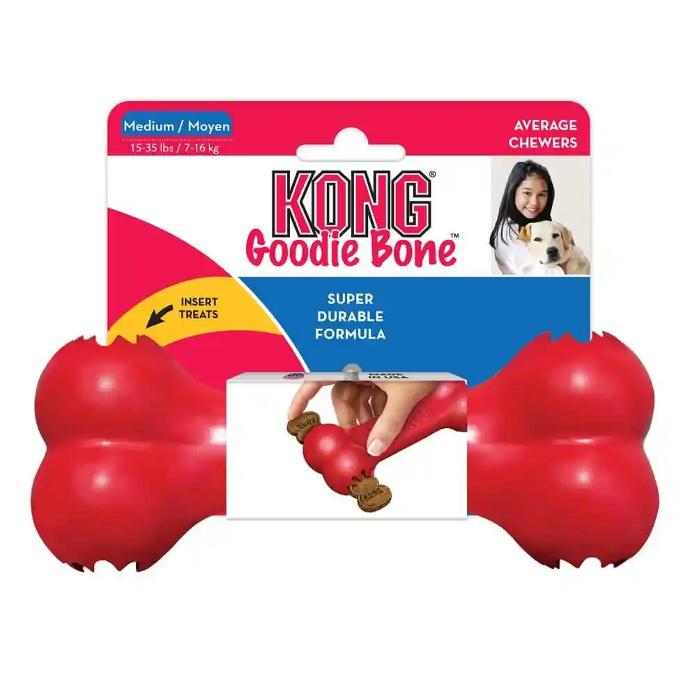 Planet Kong Goodie Bone Medium Red