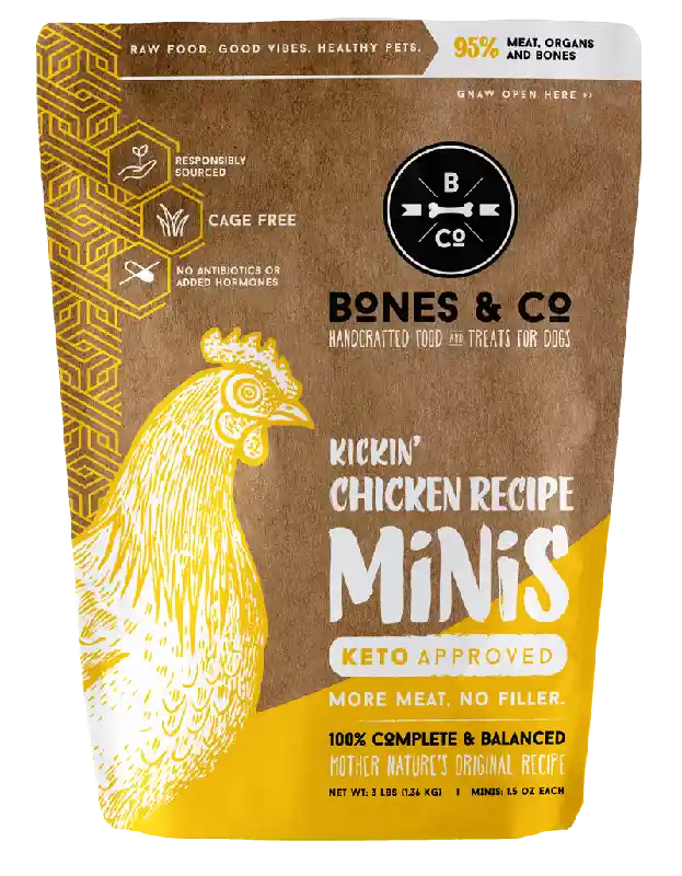Bones And Co Dog Frozen Mini Chicken 3 Lb