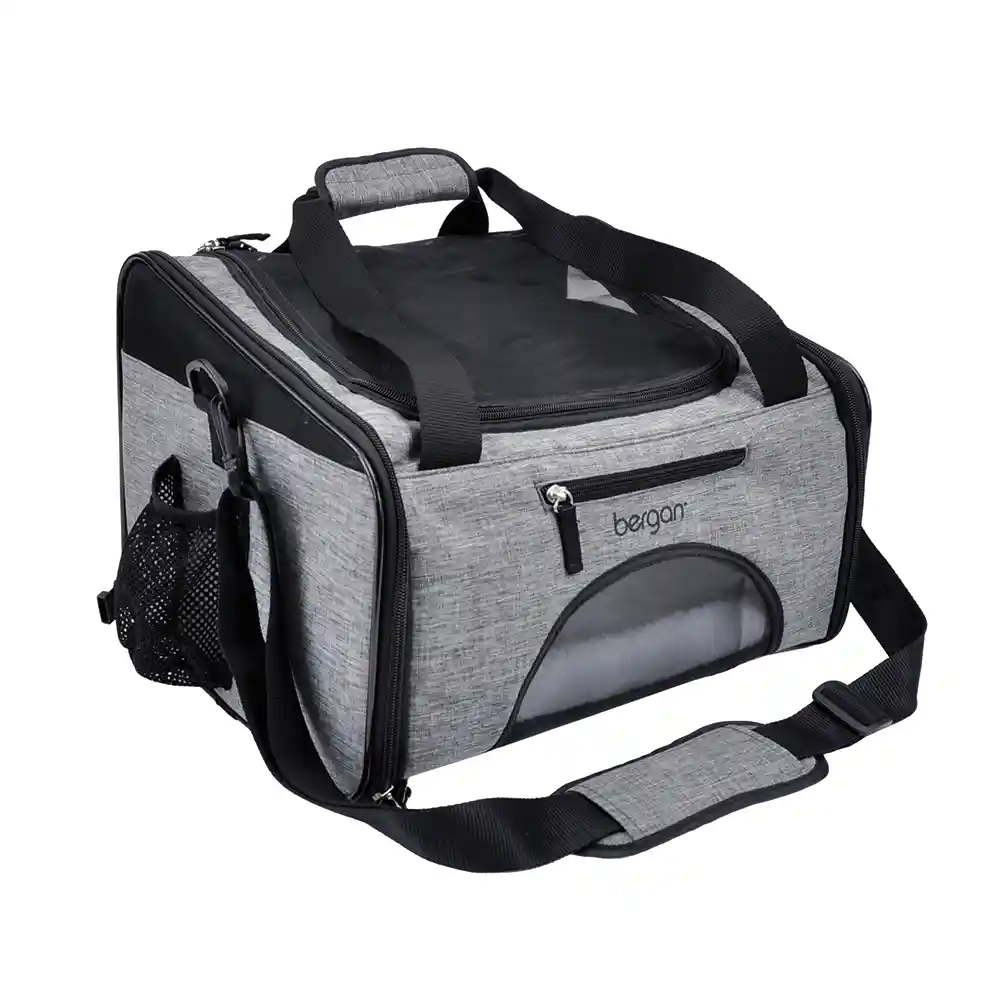 Booster Pet Carrier Heather Grey - 10.5" H X 15.75" L X 12" W