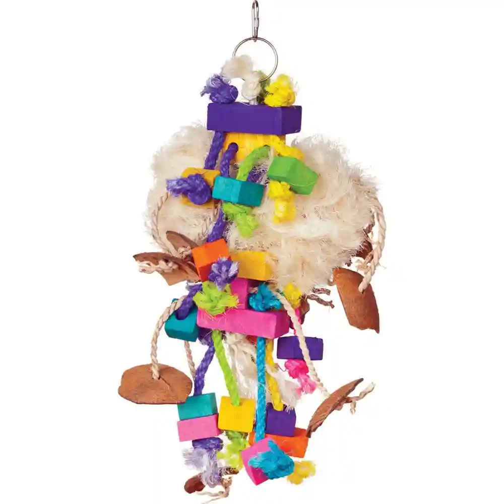 Ph Bodacious Bites Bird Toy - Tough Puff
