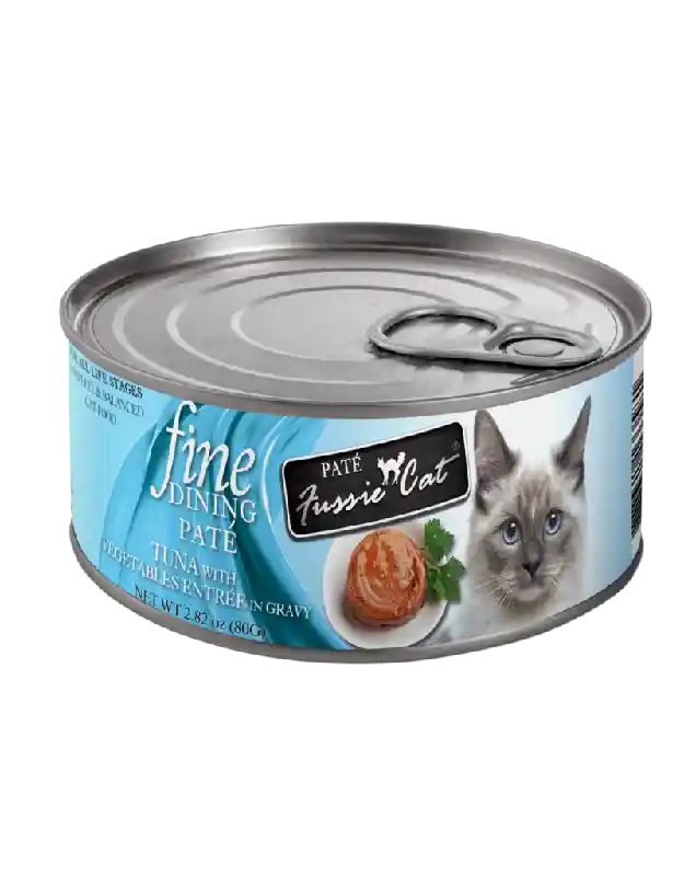 Fussie Cat Fine Dining Tuna w/Veg 2.82-oz