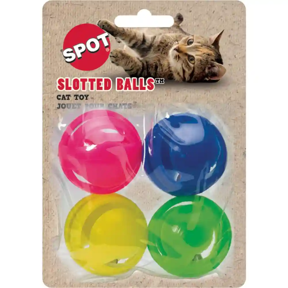 SLOTTED BALLS 4PK