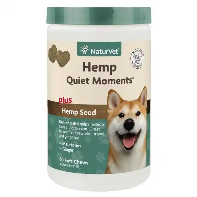 NaturVet Hemp Quiet Moments 60-ct
