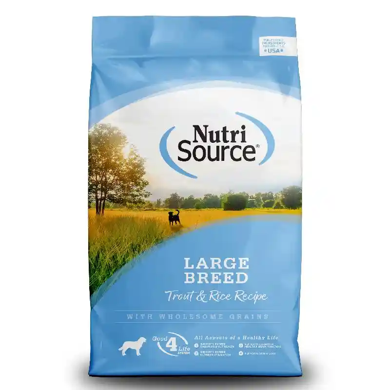 Nutrisource Trout & Rice Lb Dog Food 26-lb