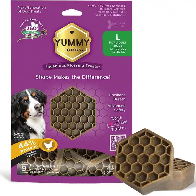 Yummy Combs Chic LG Bag 9-ct