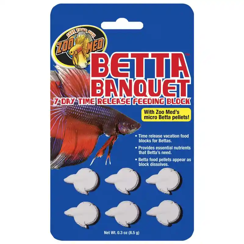 Zoo Med Betta Banquet Blocks 6 Card