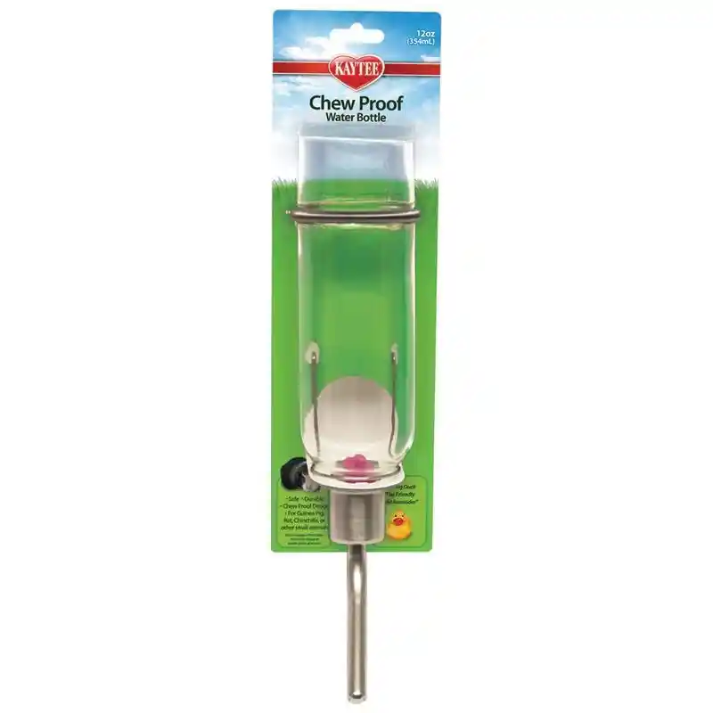 Chew Proof Glass Water Bottle 12 Oz