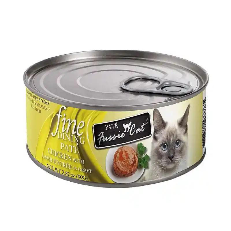 Fussie Cat Fine Dining Ckn/Lamb 2.82-oz