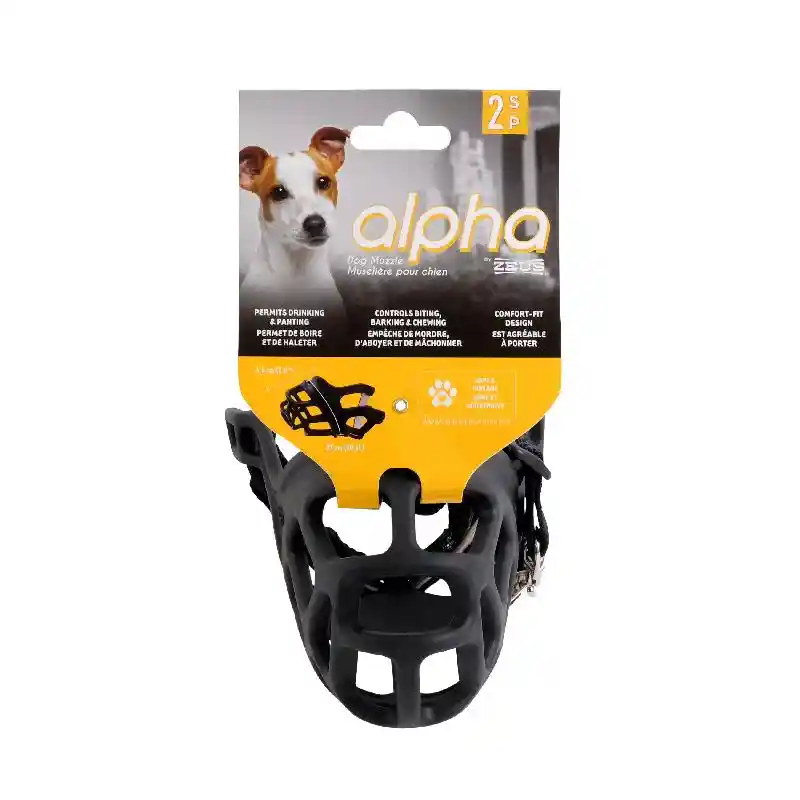 Zeus Tpr Muzzle, Black, Small