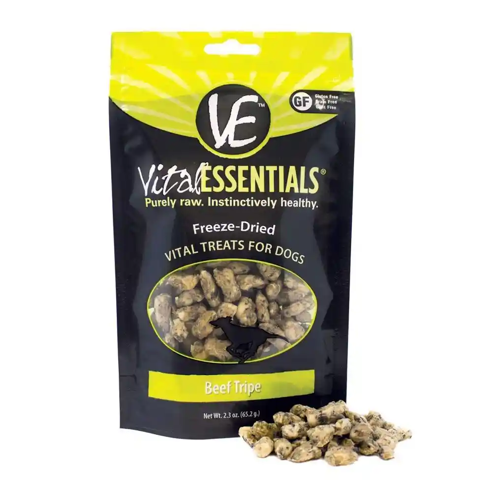 Freeze-dried Beef Tripe Bites Dog Treat - 2.3oz