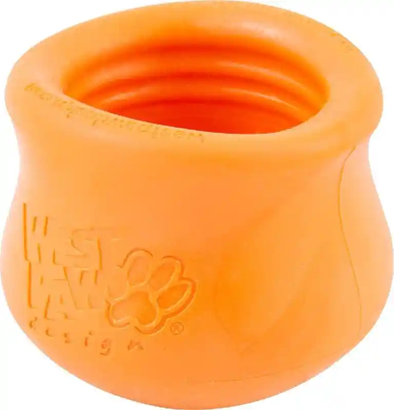 West Paw Dog Toy Toppl Xlarge 4.75" Orange