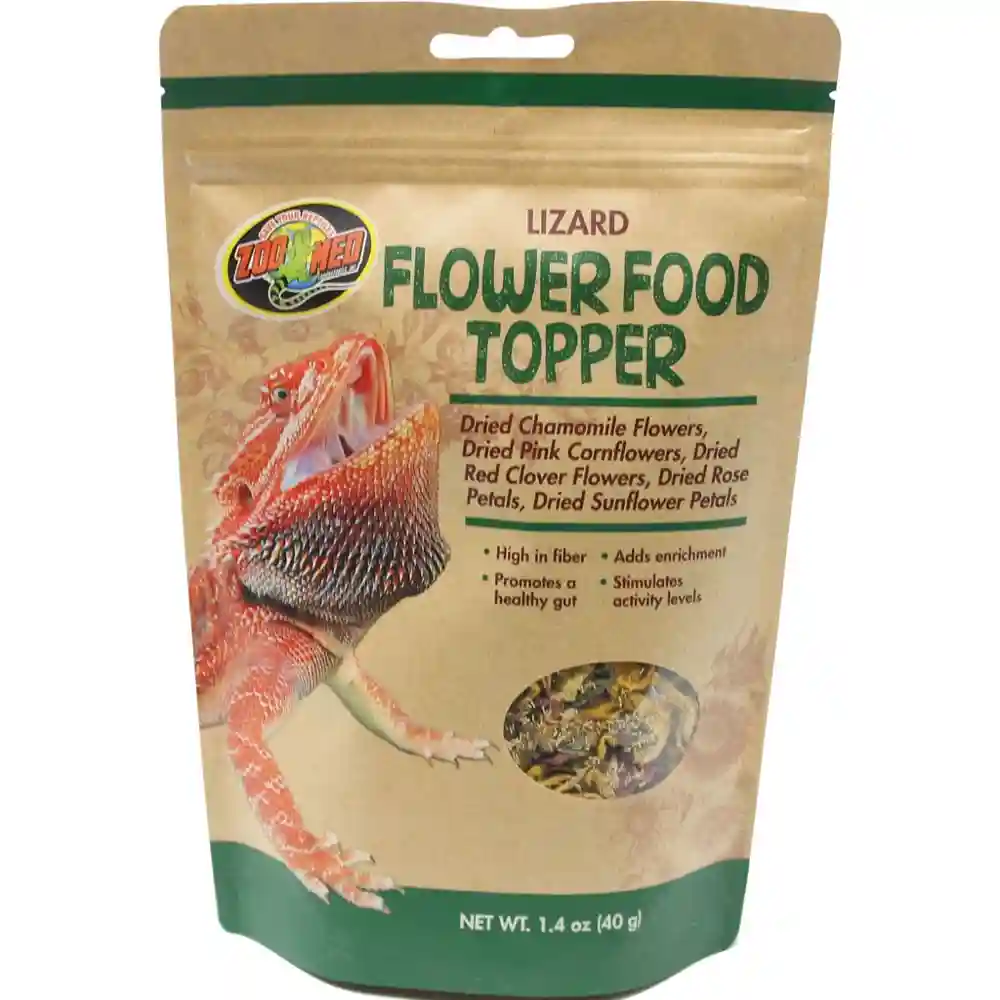 Zoo Med Flower Food Topper Lizard 1.4oz