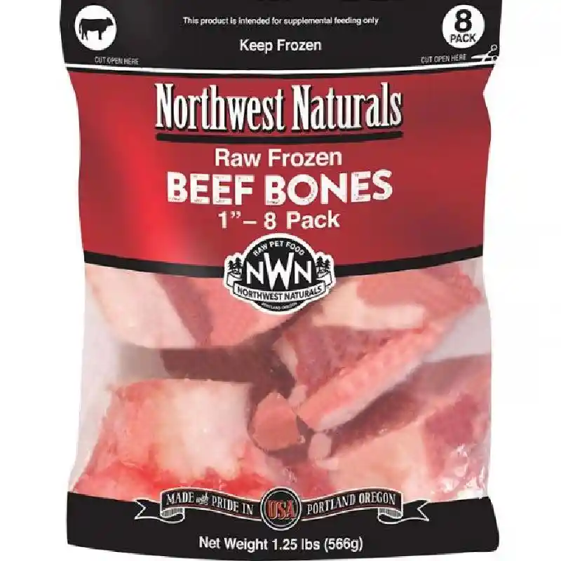 Northwest 1 - 2 In Small Beef Bone Raw Frozen 8 Pk Ea