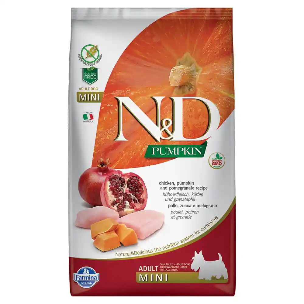 N&d - Chicken, Pumpkin & Pomegranate Grain Free - Mini Adult Dry Dog Food - 5.5 Lb.