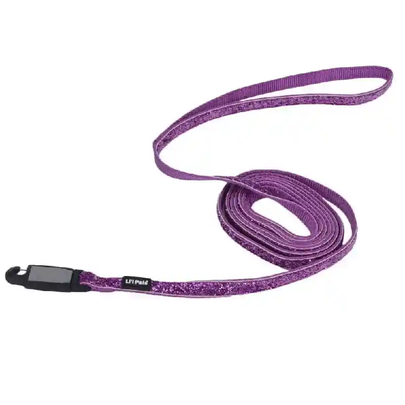 3/8" Purple Glitter Leash