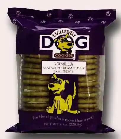 Exclusively Pet Sandwich Cookie Vanilla 8 Oz